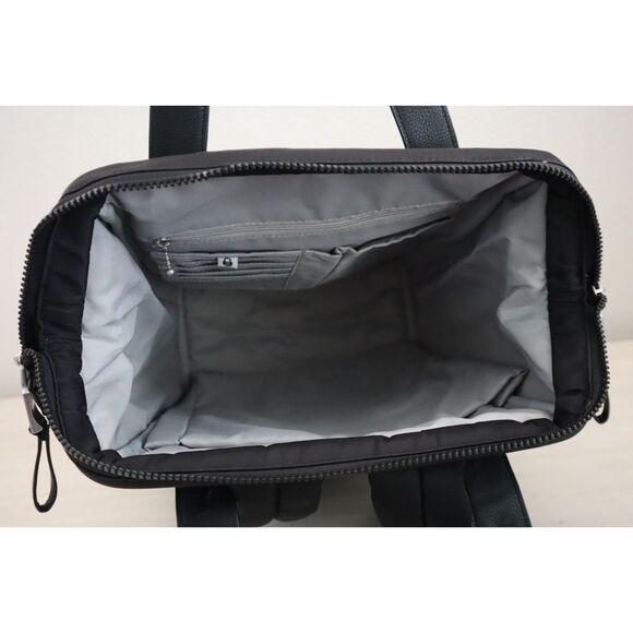 Baggallini Women's O/S Black Soho Padded Laptop Sleeve Work Backpack - Picture 9 of 16